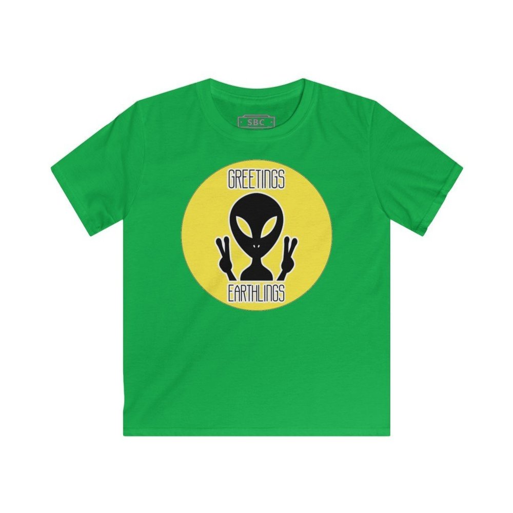 SBC Greetings Earthling Short Sleeve Green Tee